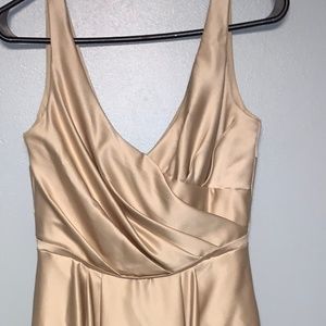 Long Gold Formal Dress